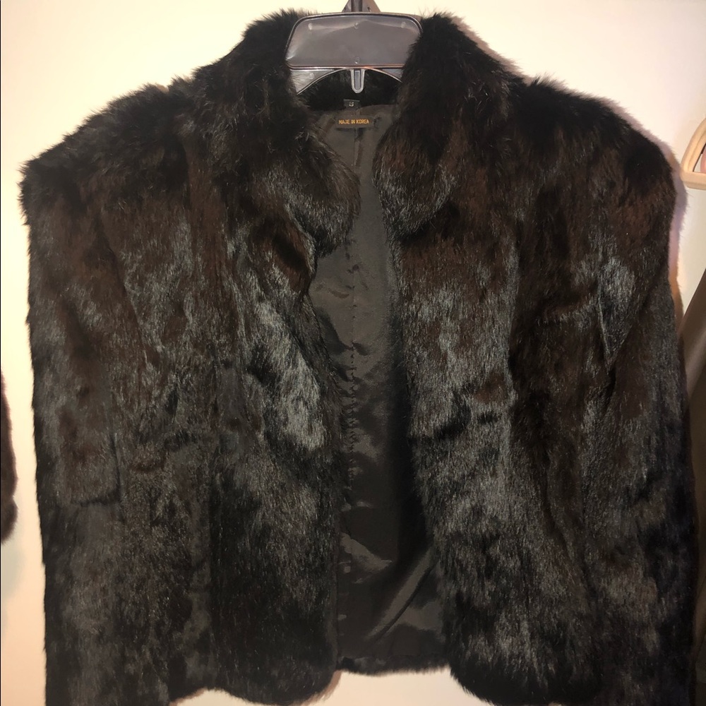 🖤 RABBIT FUR JACKET 🖤